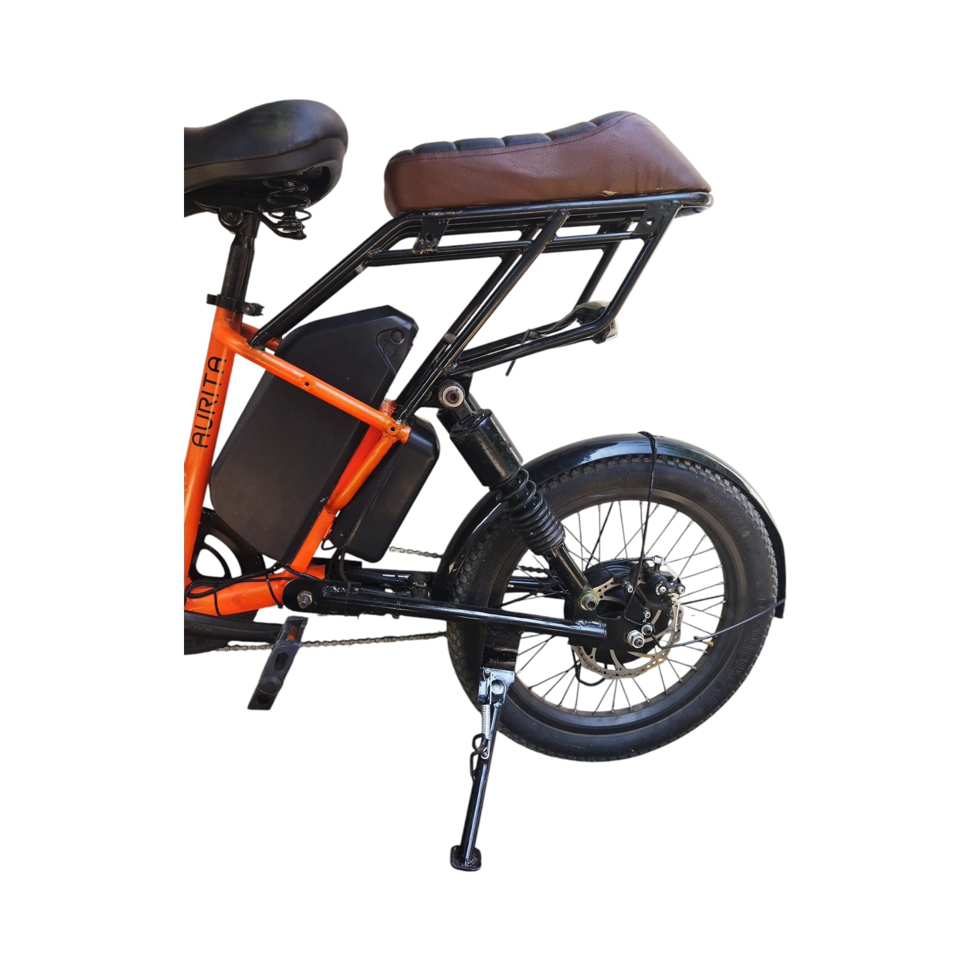 Aurita Tornado | Full Suspension Multi Utility Electric Cycle | Zero Step Through UNI SEX | 16