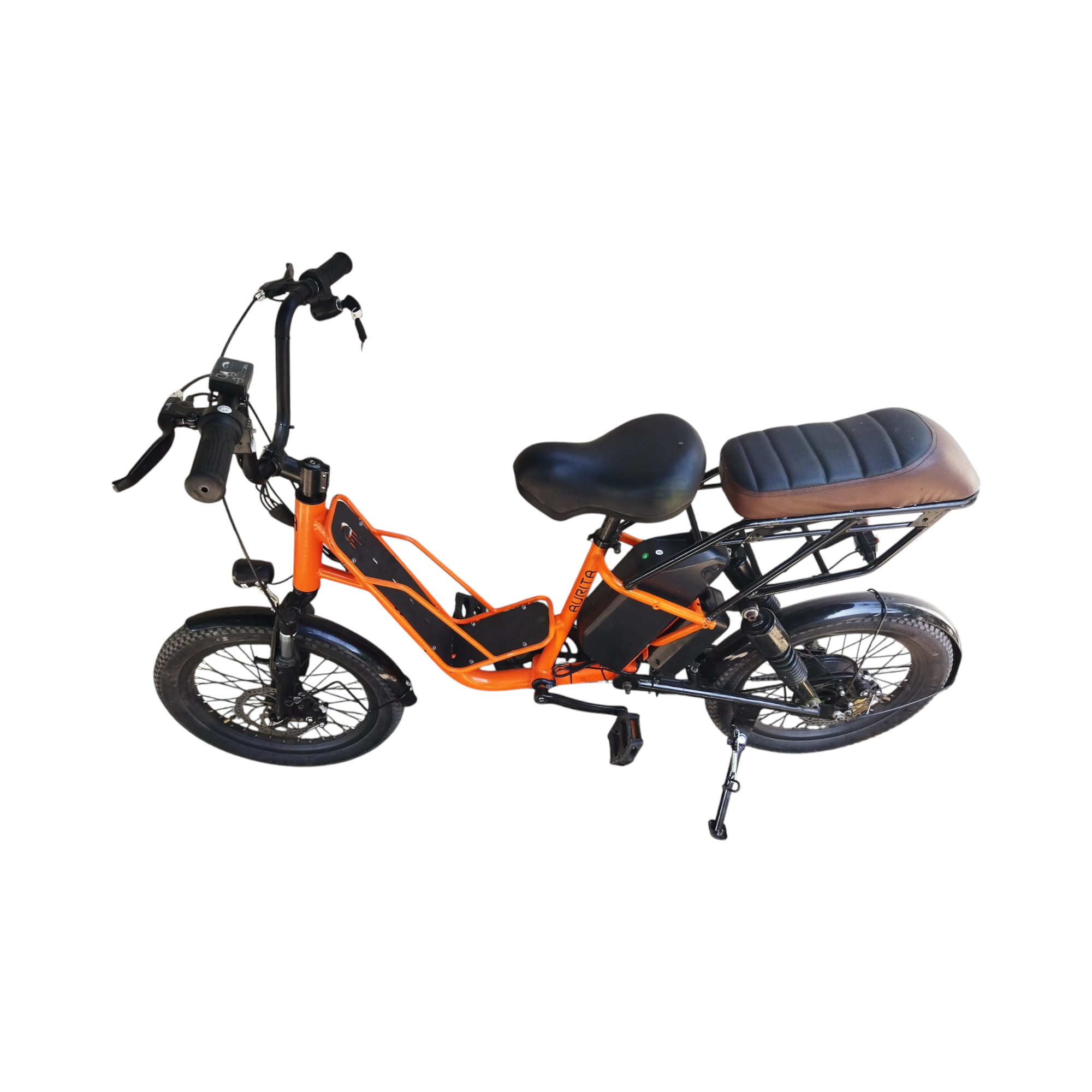 Aurita Tornado | Full Suspension Multi Utility Electric Cycle | Zero Step Through UNI SEX | 16