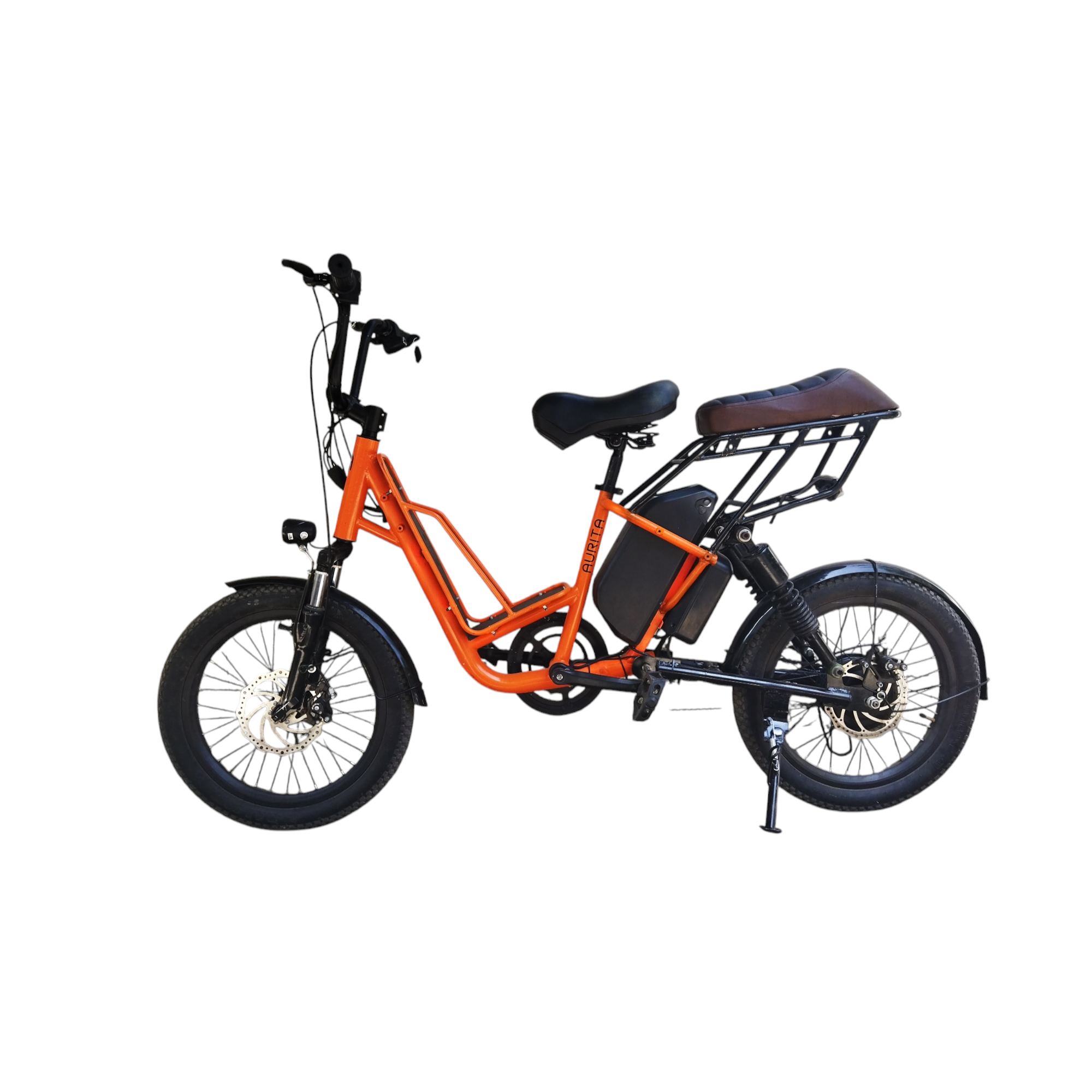 Aurita Tornado | Full Suspension Multi Utility Electric Cycle | Zero Step Through UNI SEX | 16