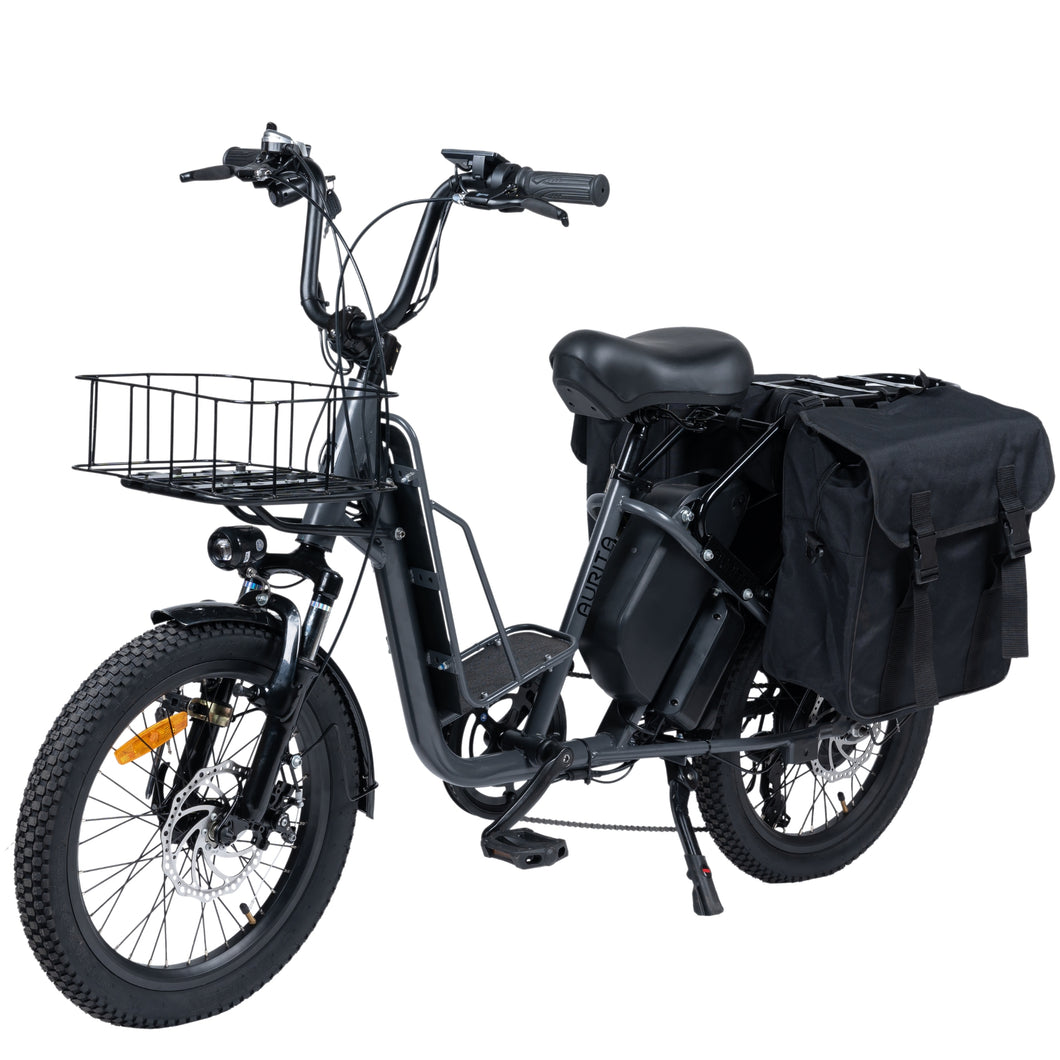 Aurita Tornado | Multi Utility Electric Cycle | 5 Level Pedal Assist | Seven Speed Gears | Range up to 75 km |