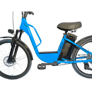 Aurita Tempest | Utility Commuter Electric Cycle | Zero Step Through UNI SEX | 16" Frame Size - 4'10" to 6'2" | 3 Level Pedal Assist |