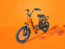 Load image into Gallery viewer, Aurita Tornado | Full Suspension Multi Utility Electric Cycle | Zero Step Through UNI SEX | 16&quot; Frame Size - 4&#39;10&quot; to 6&#39;2&quot; | 3 Level Pedal Assist  |
